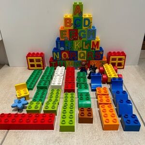 Lego duplo play with letters abc complete alphabet 6051 toddler set